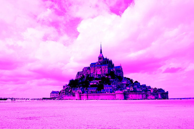 Rosa Mont Saint Michel von FreddyFinn