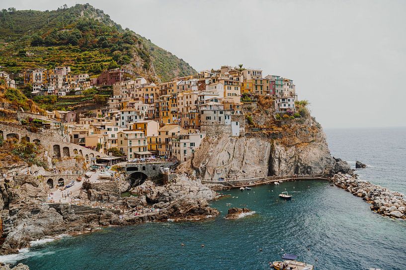Corniglia, a village of Cinque Terre, Italy by Anneloes van Acht
