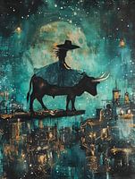 Die Frau und der Stier