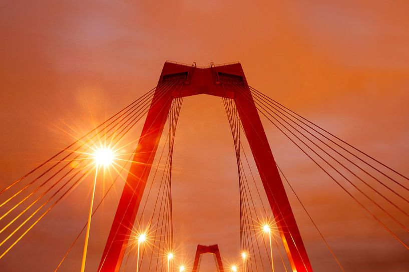 Willemsbrug Rotterdam. par Rick Nederstigt