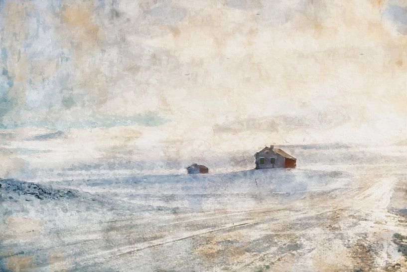 Peacefull winter on the Swedish Fjäll by Marco Lodder