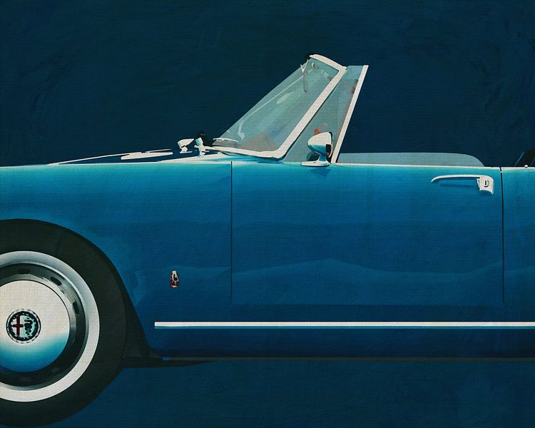 Alfa Romeo Giulietta 1300 Spyder 1955 detail by Jan Keteleer