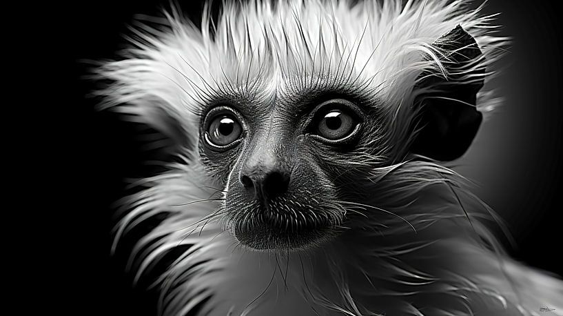 wildlife in black and white by Gelissen Artworks