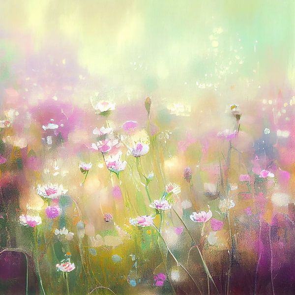 Surreales Blumenfeld von Bianca ter Riet