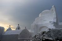 Kerk op het grieks eiland Mykonos