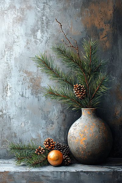 Décoration de Noël | Nature morte de Noël par Caprices d'Art