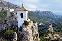 Blick auf die Kapelle des Chateau de Guadalest in Spanien