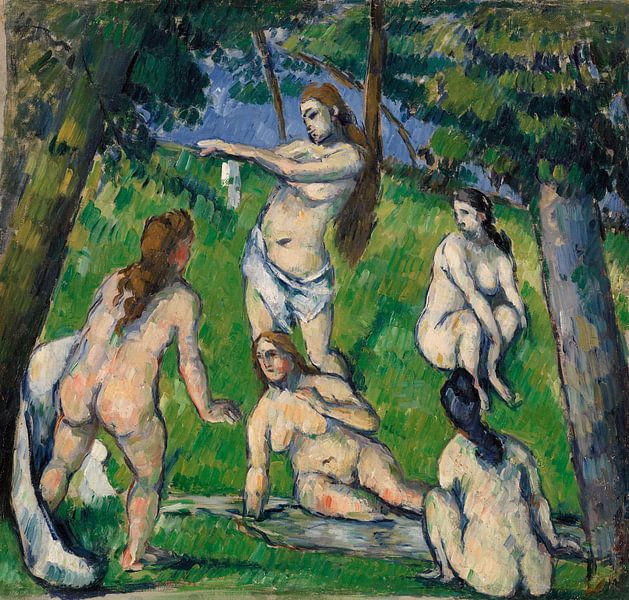 Five Bathers, Paul Cézanne (ca. 1877-1878) by Atelier Liesjes