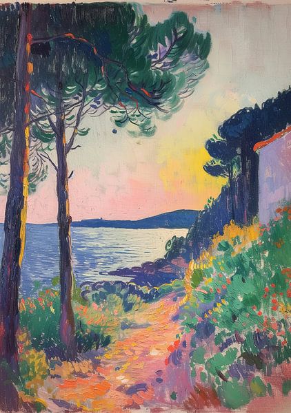 Matisse inspirierte Landschaft von Niklas Maximilian