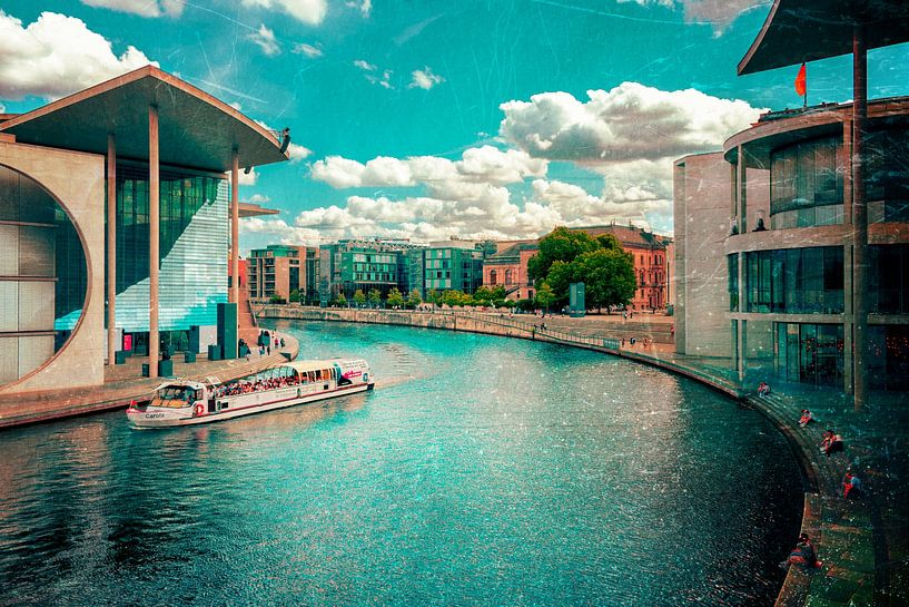 Berlin Quartier du gouvernement par Mixed media vector arts