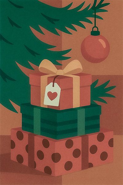 Weihnachtsgeschenke unter dem Baum von Ainoeska