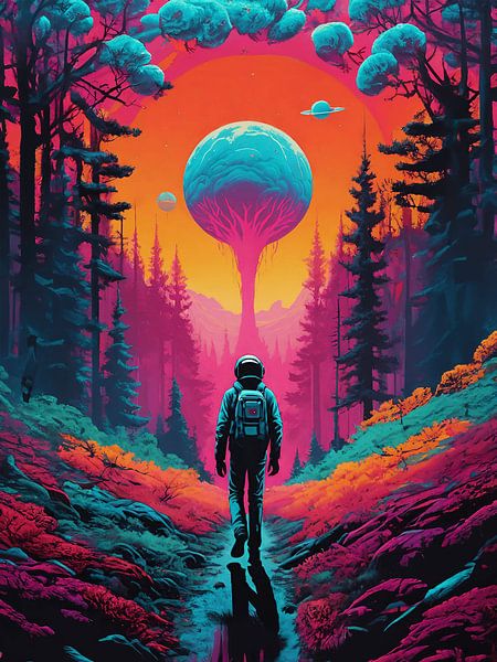 Weltraumspaziergang von Vic Bomers