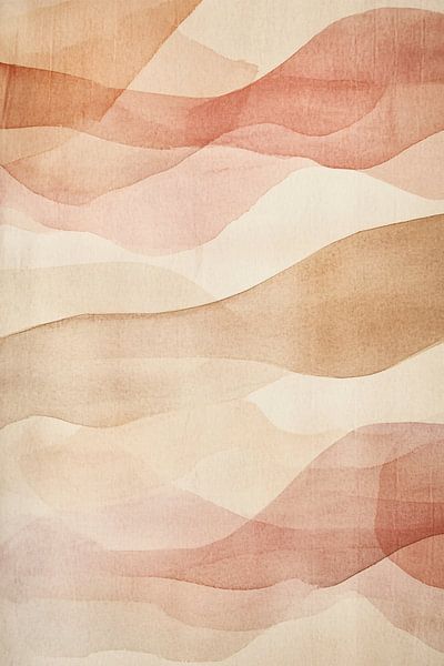 Aquarellierter Hintergrund mit warmen Tönen von Imperial Art House