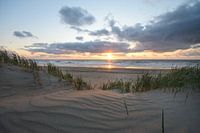 Sonnenuntergang in den Dünen