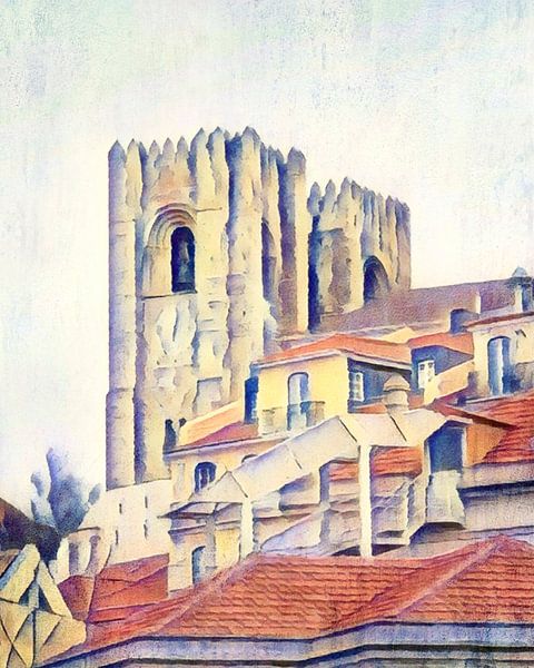 Old Town Lisbon, AQ 4 by zam art