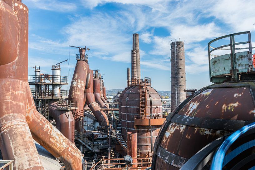 Usine et cheminées par Patrick Verhoef