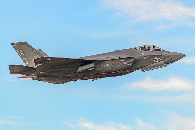 U.S. Navy Lockheed Martin F-35C Lightning II. van Jaap van den Berg
