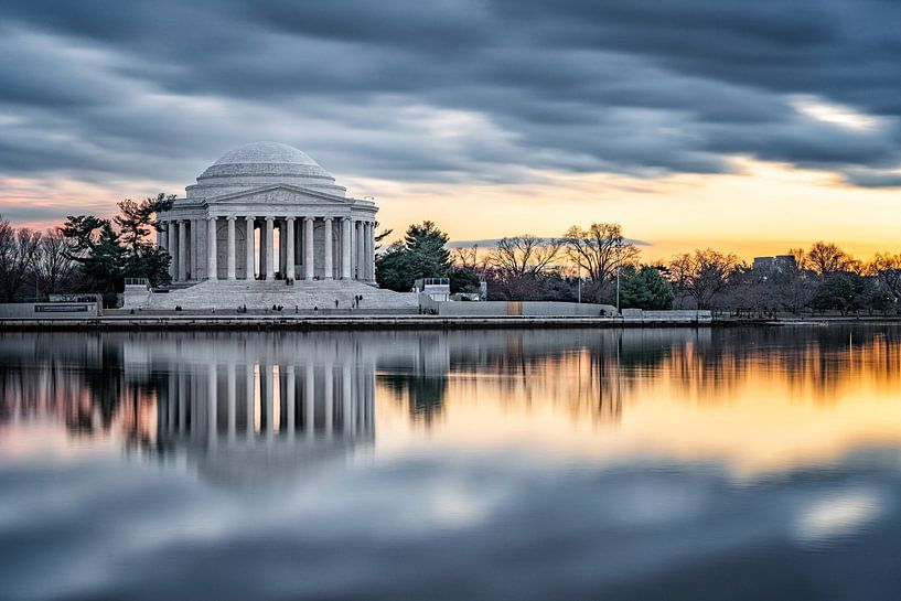 Jefferson Memorial au coucher du soleil par Heiko Meier