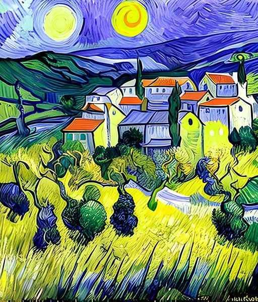Tuscany Dorf von pol ledent