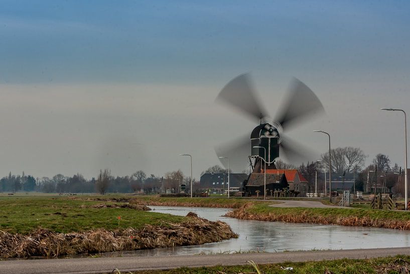 Malende molen 'Bonrepas' by Stephan Neven