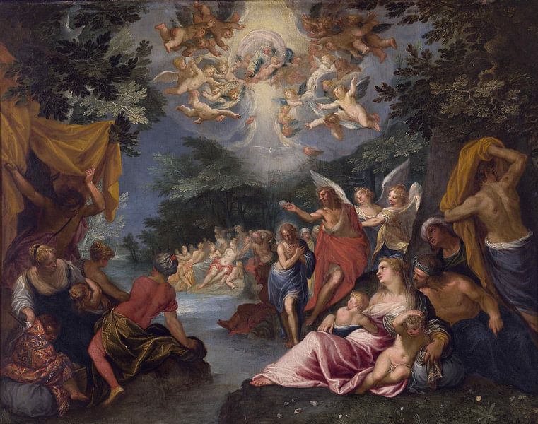 Hans Rottenhammer, Die Taufe Christi von Atelier Liesjes