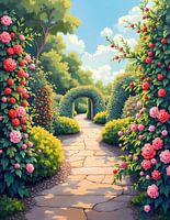 Rosengarten Rückzugsort