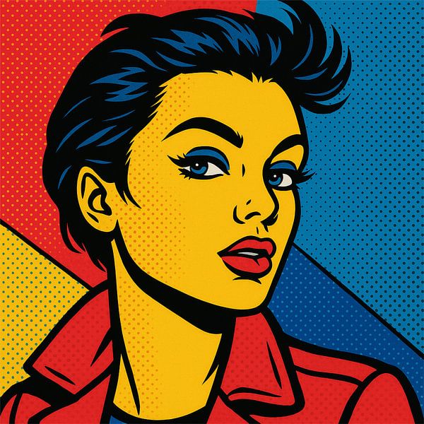 Pop Art Woman – Die moderne Ikone der Stärke und Eleganz von Eric Nagel