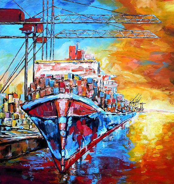 Im Hafen von Eberhard Schmidt-Dranske