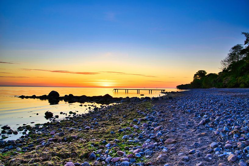 Sonnenaufgang an der Ostsee bei Timmendorfer Strand von Andreas Völkel