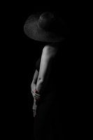 Elegance in Shadow - Fine Art Black and White Photography