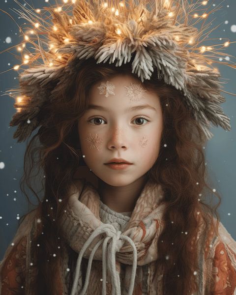 Portrait de Noël par Carla Van Iersel
