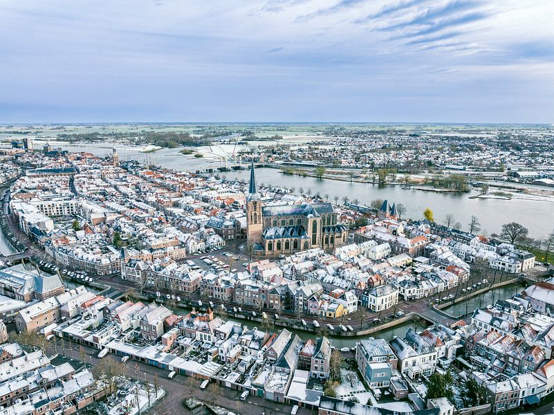 Cold morning in Kampen seen from above by Sjoerd van der Wal Photography