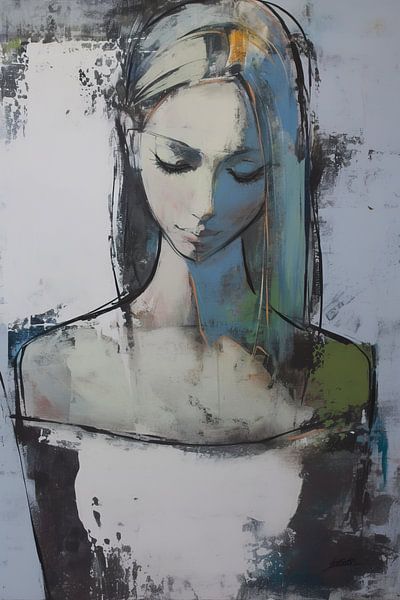 Teintes murmurantes par Peinture Abstraite