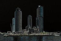 View of the Kop van Zuid