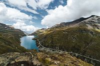 Abenteuer in den Alpen: Berge und Gletscher rund um den Moirysee in der Schweiz. Natur- und Reisefotografie Kunstdruck