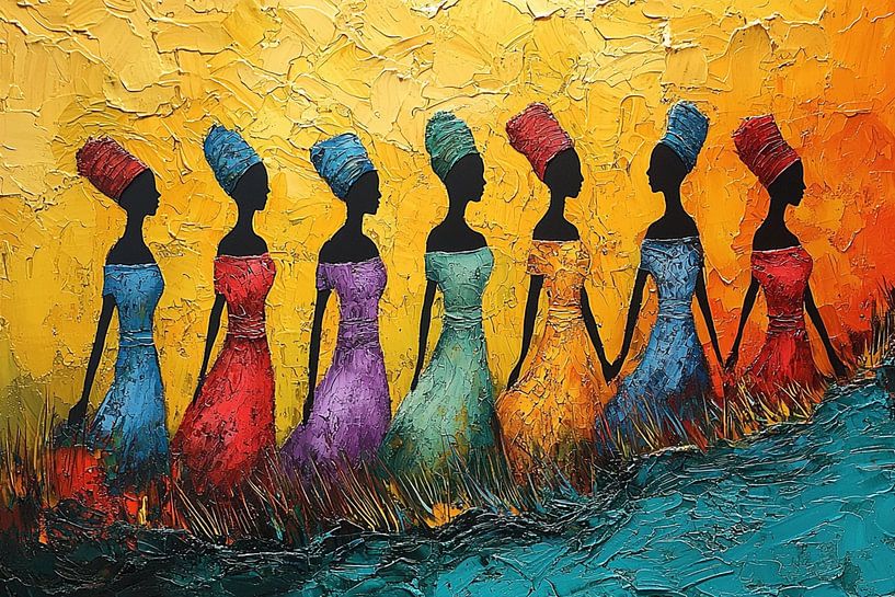 Femmes traditionnelles africaines par PixelPrestige