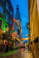 La ville de Breda la nuit