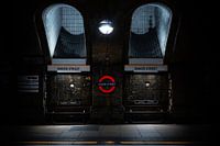 Old-fashioned Baker street subway station