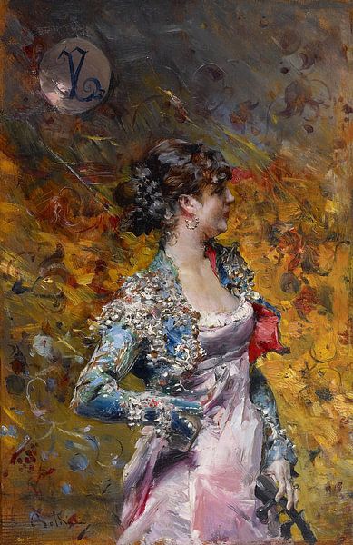 La dame à la guitare, Giovanni Boldini par Creative Masters Old Masters