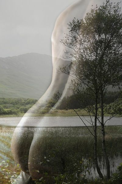 one in the landscape by Cor Heijnen