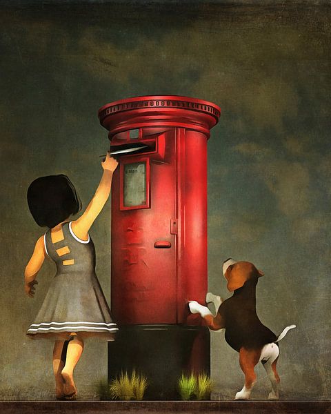 Children Art: Post a letter together by Jan Keteleer