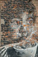 Wandmalerei des chinesischen Jungen