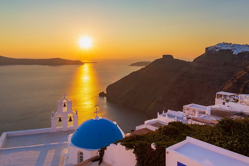 Coucher de soleil sur Santorin (Grèce) par Tux Photography