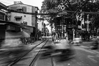 Rue animée à Hanoi, Vietnam