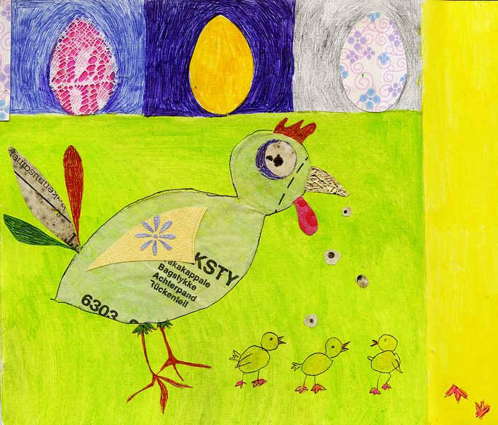 De kip en zijn eieren par keanne van de Kreeke