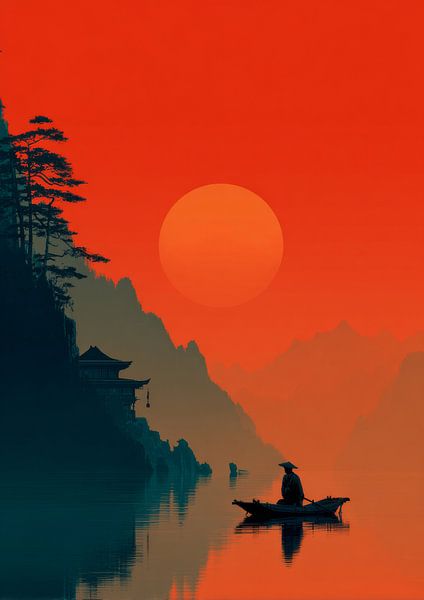 Golden Sunset by R Pevitanada