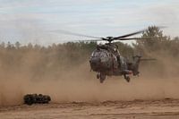 Cougar-Hubschrauber wird eingesetzt, um Soldaten abzuholen