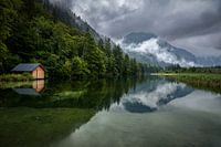 Dramatisches Wetter am Almsee