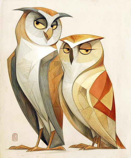 Richterliche Eulen von Jacky