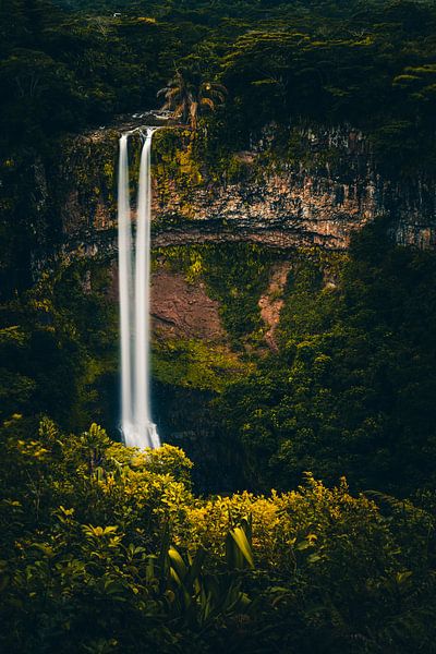 The Chamarel Waterfall on Mauritius by Fotos by Jan Wehnert